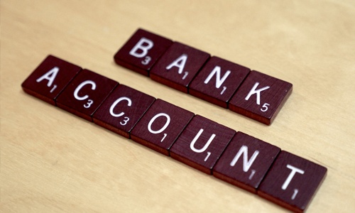 bank account